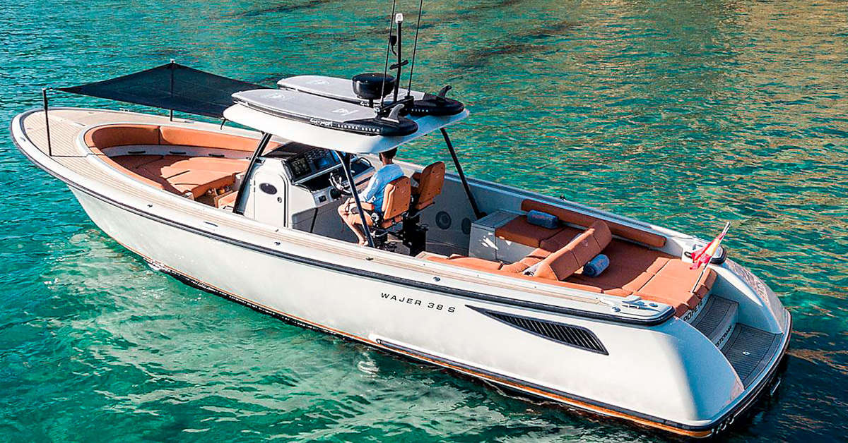 Experience pure bliss as you sail into the mesmerizing Ibiza sunset on a Wajer boat, creating cherished memories that will last a lifetime